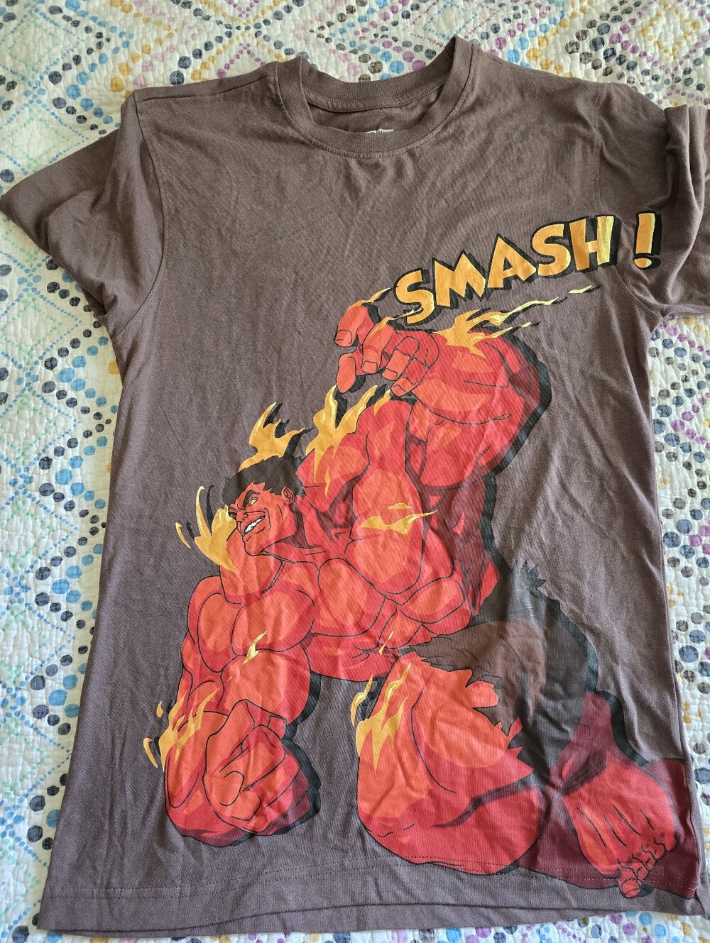 Marvel Men's Red Hulk Tee